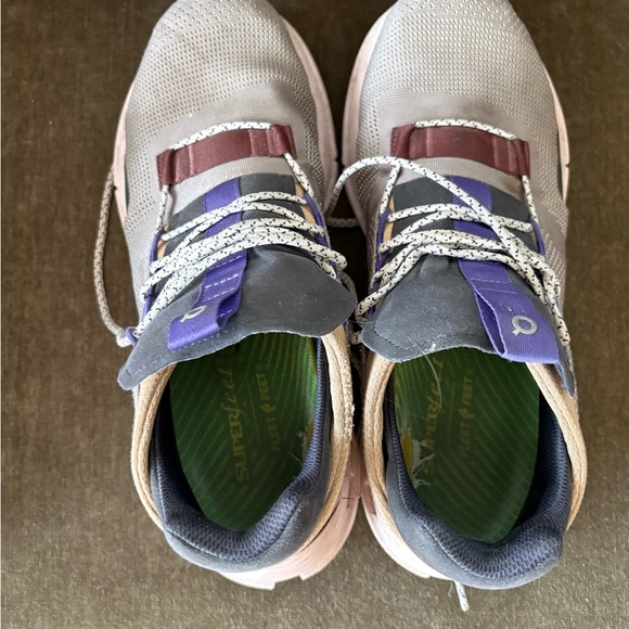 Stylish Women's Sneakers in Gray and Purple - Picture 4 of 7